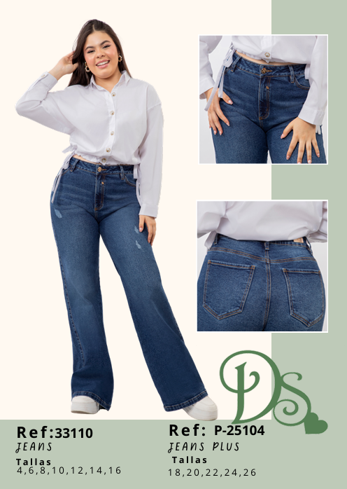Pantalón Colombiano marca DS (Levanta cola)