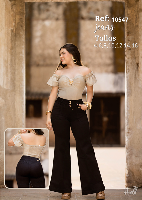 Pantalón Colombiano marca HAV (Levanta cola)