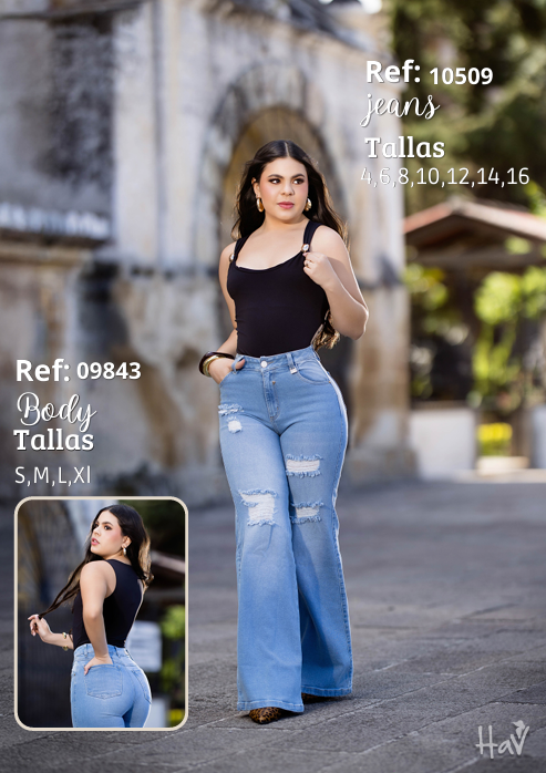 Pantalón Colombiano marca HAV (Levanta cola)