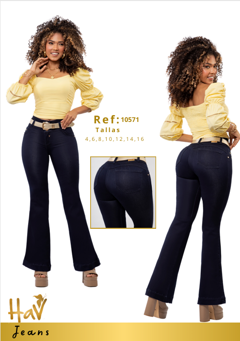 Pantalón Colombiano marca HAV (Levanta cola)