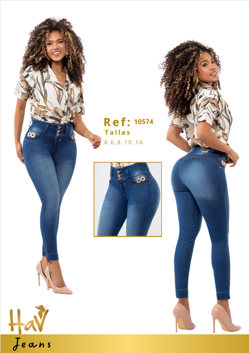 Pantalón Colombiano marca HAV (Levanta cola)